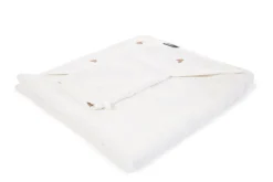 Flash Sale Childhome Baby Badcape + Washandje - 80X80 Cm - Jersey - Hearts