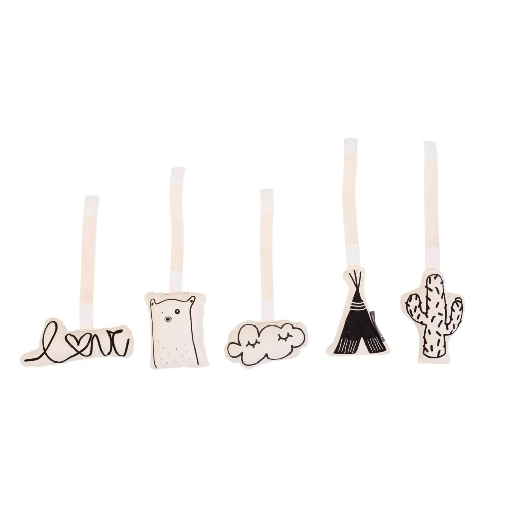 Shop Childhome Baby Gym Figuurtjes - Canvas - Set Van 5