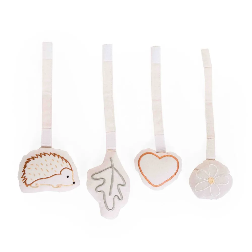Outlet Childhome Baby Gym Figuurtjes - Canvas - Set Van 4