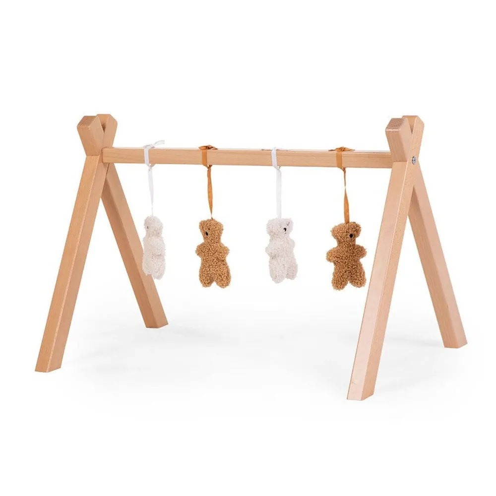 New Childhome Baby Gym Figuurtjes - Teddy - Set Van 4