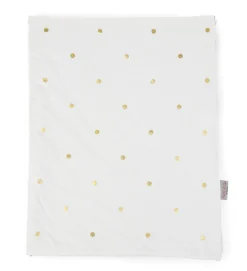 Store Childhome Babydeken - 80X100 Cm - Jersey - Gold Dots