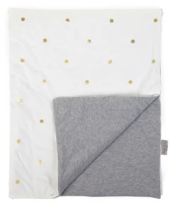 Store Childhome Babydeken - 80X100 Cm - Jersey - Gold Dots