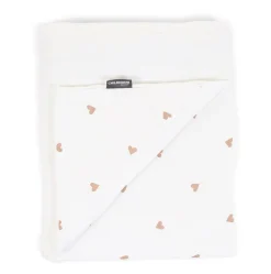 New Childhome Babydeken - 80X100 Cm - Jersey + Mousseline - Hearts