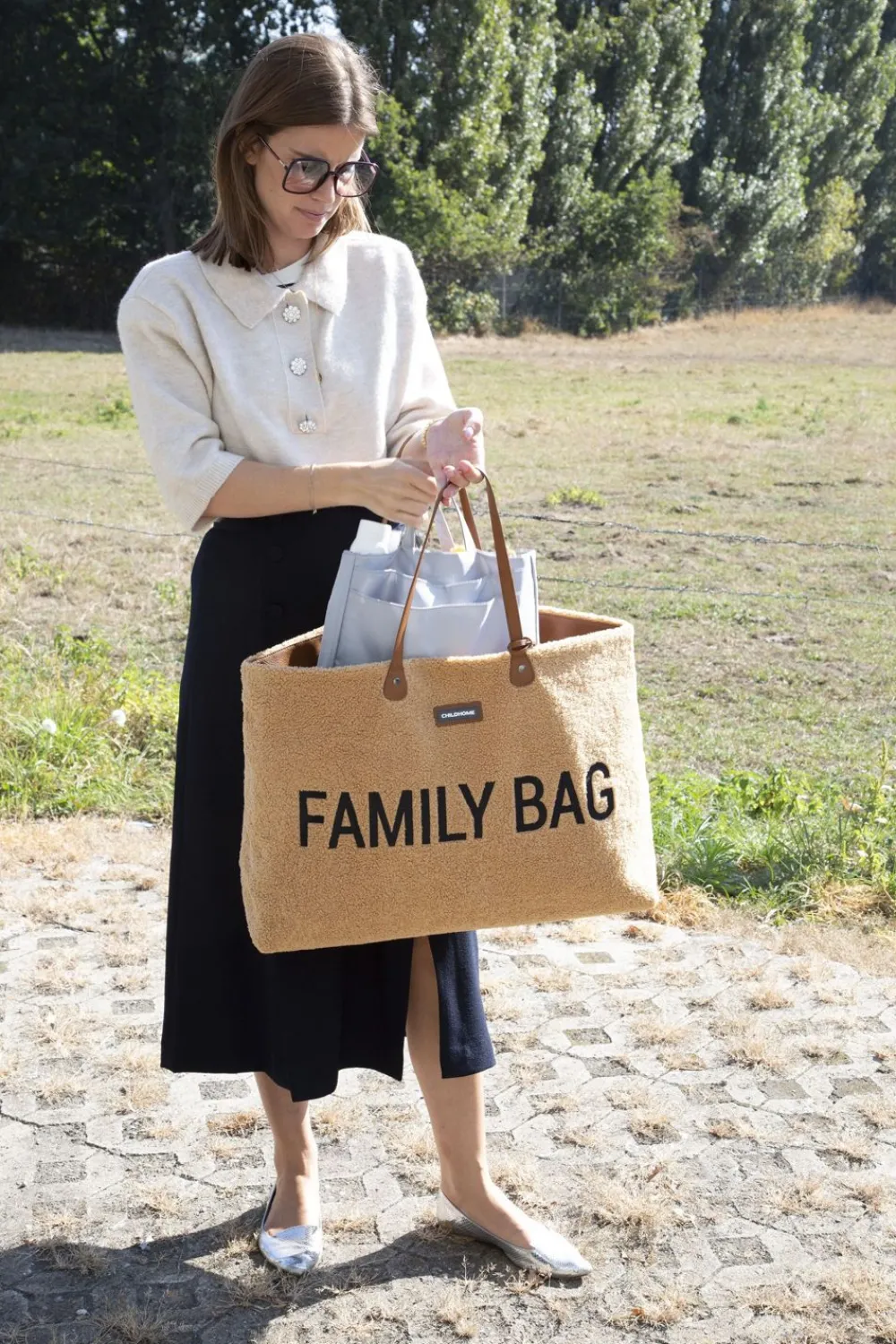 Best Childhome Bag In Bag Tas Organiser - Canvas - Grijs