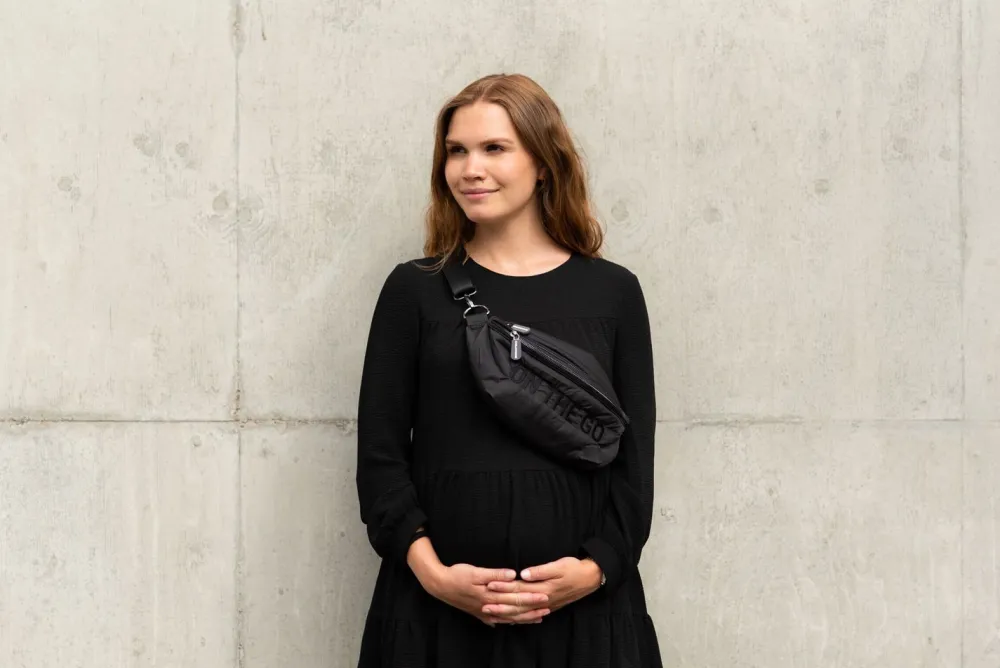 Online Childhome Banana Bag On The Go Heuptas - Gewatteerd - Zwart