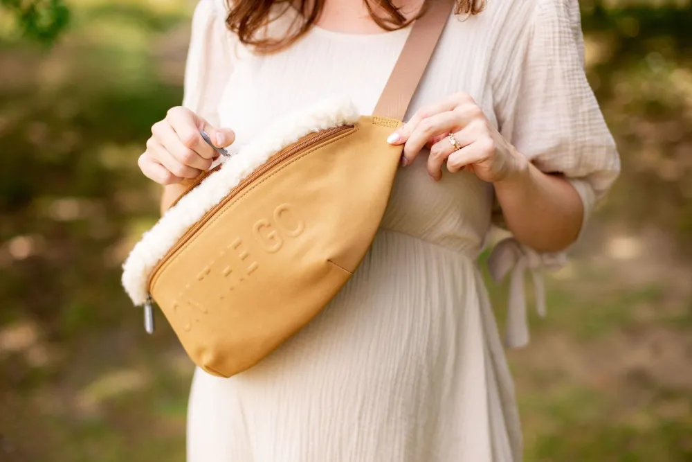 Fashion Childhome Banana Bag On The Go Heuptas - Suede-Look