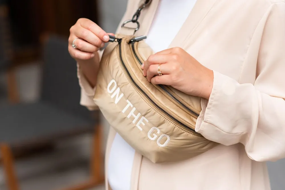 Sale Childhome Banana Bag On The Go Heuptas - Gewatteerd - Beige