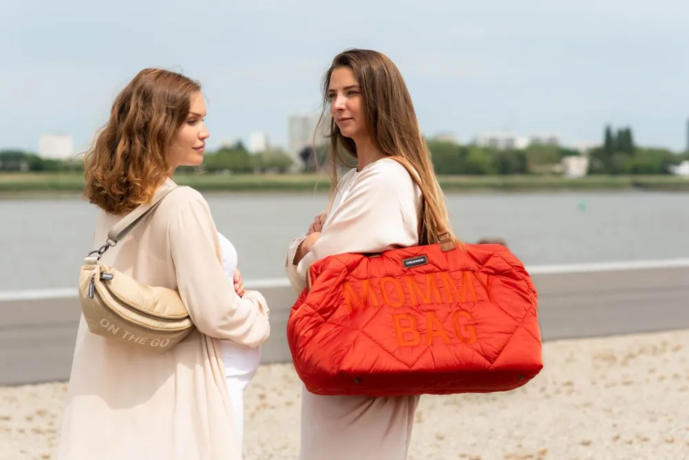 Sale Childhome Banana Bag On The Go Heuptas - Gewatteerd - Beige