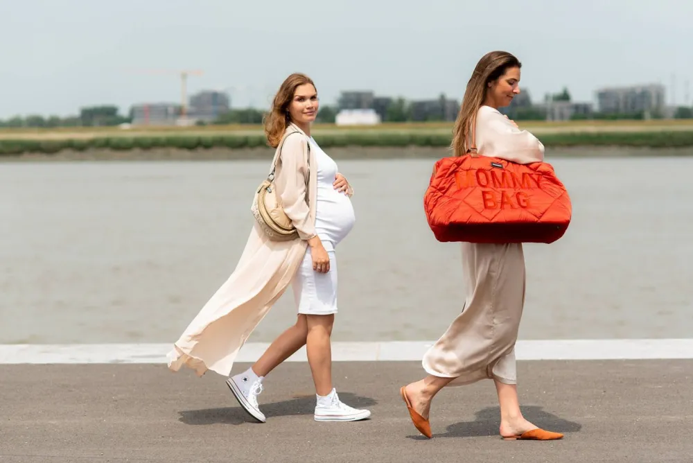Sale Childhome Banana Bag On The Go Heuptas - Gewatteerd - Beige