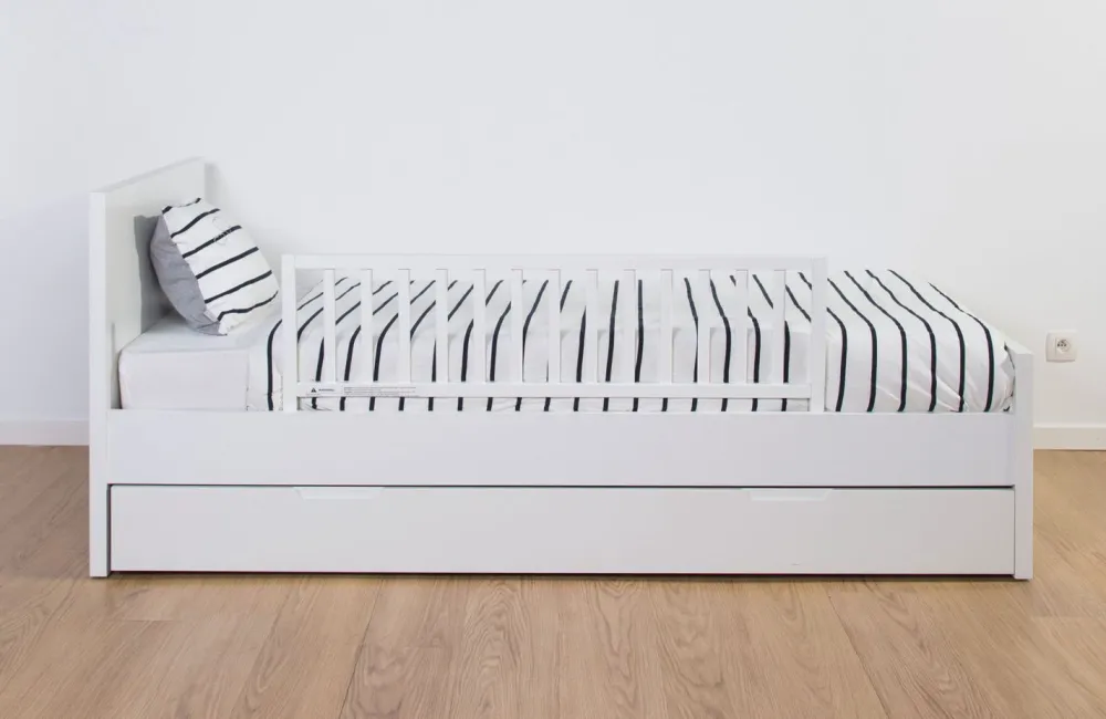 Best Childhome Bedhek - 120 Cm - Hout - Wit