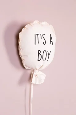 Hot Childhome Canvas Ballon - It'S A Boy - Muurdecoratie - 35X26X8 Cm
