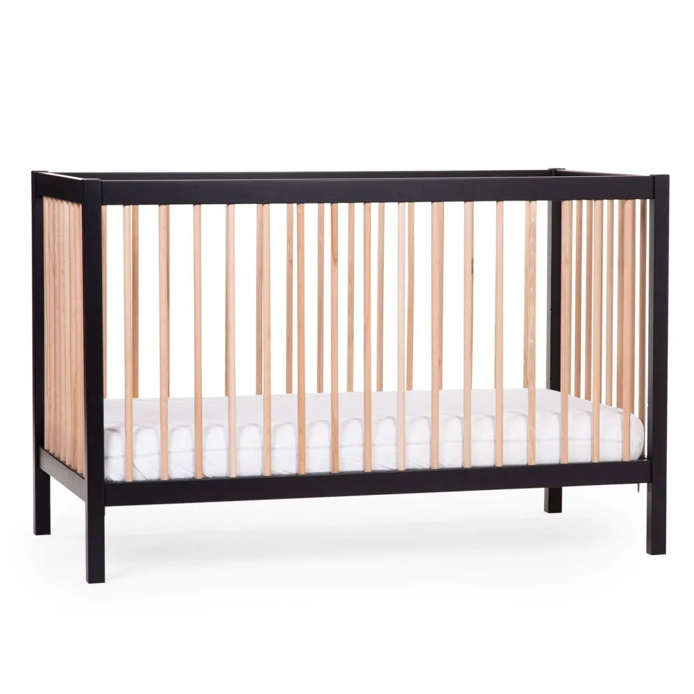 Fashion Childhome Cot 97 - Babybed - 120X60Cm - Zwart Naturel