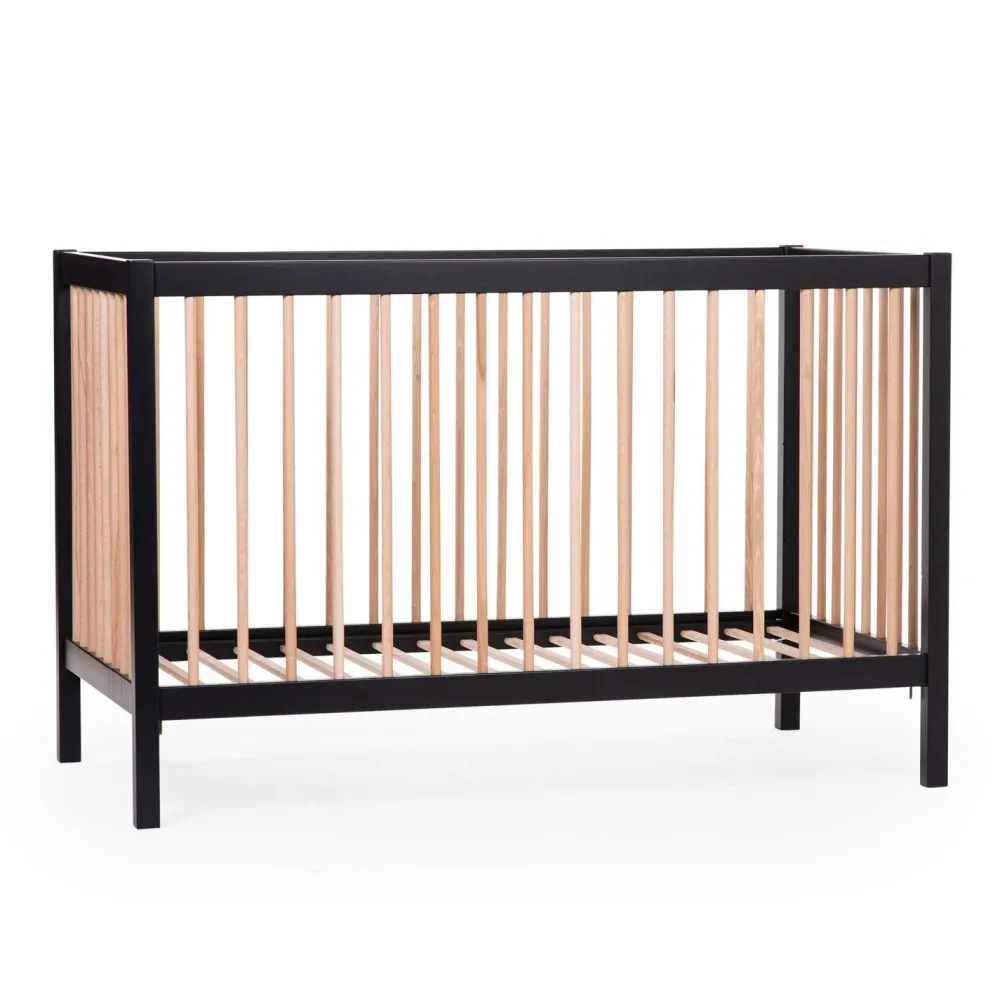 Fashion Childhome Cot 97 - Babybed - 120X60Cm - Zwart Naturel