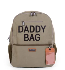 Store Childhome Daddy Bag Verzorgingsrugzak - Canvas - Kaki