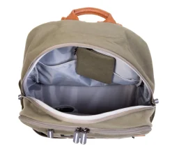 Store Childhome Daddy Bag Verzorgingsrugzak - Canvas - Kaki