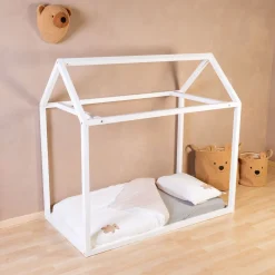 Online Childhome Dierenkop Teddybeer - Vilt - Muurdecoratie