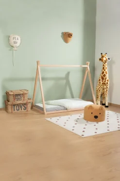 Outlet Childhome Donsovertrek + Kussensloop - 100X140 Cm - Jersey - Forest - Tetra Vichy