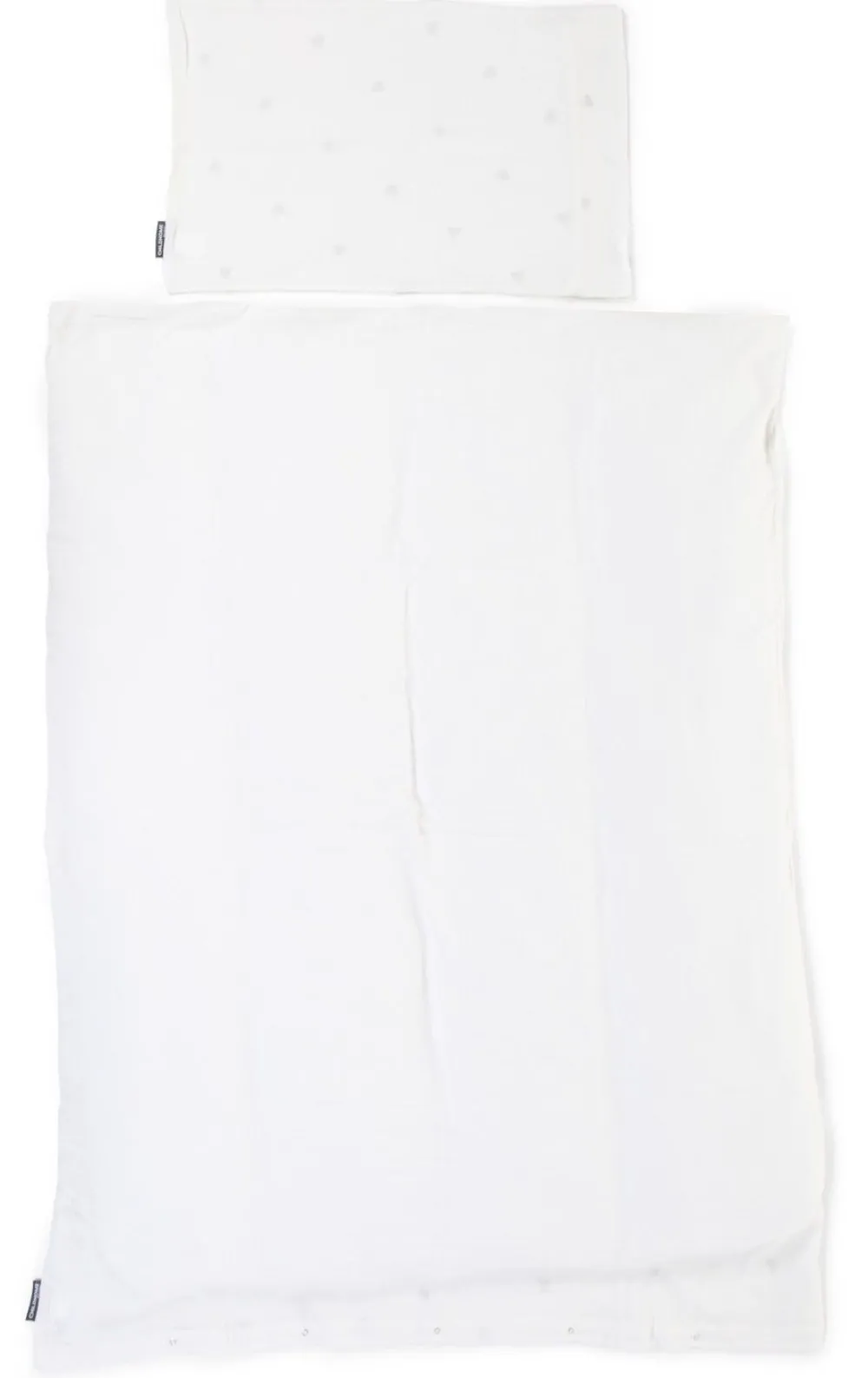 Clearance Childhome Donsovertrek + Kussensloop - 100X140 Cm - Jersey + Mousseline - Hearts