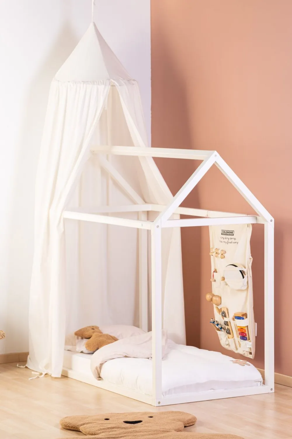 Flash Sale Childhome Donsovertrek + Kussensloop - 100X140 Cm - Jersey Melange Beige / Mousseline Teddy