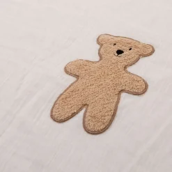 Flash Sale Childhome Donsovertrek + Kussensloop - 100X140 Cm - Jersey Melange Beige / Mousseline Teddy