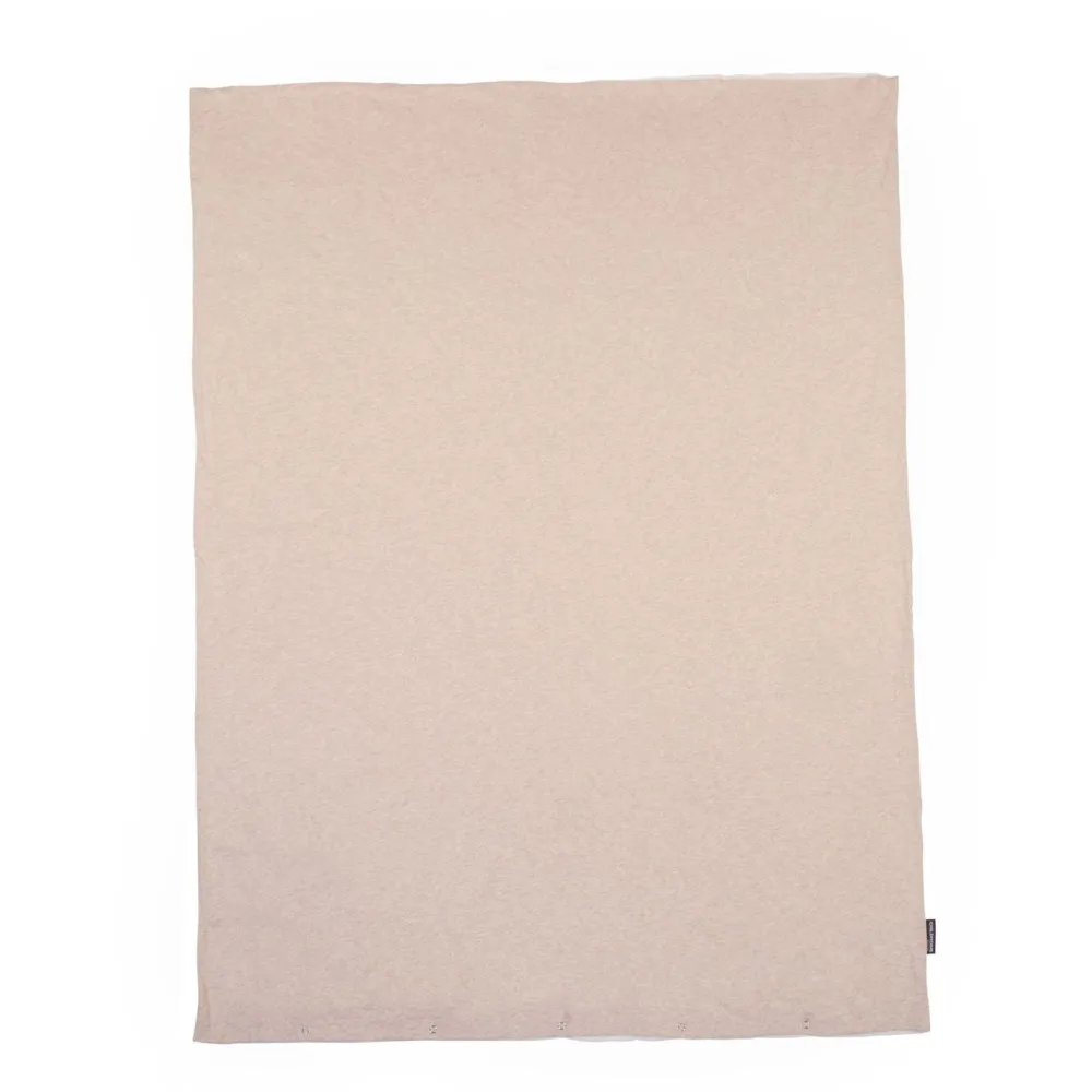 Flash Sale Childhome Donsovertrek + Kussensloop - 100X140 Cm - Jersey Melange Beige / Mousseline Teddy