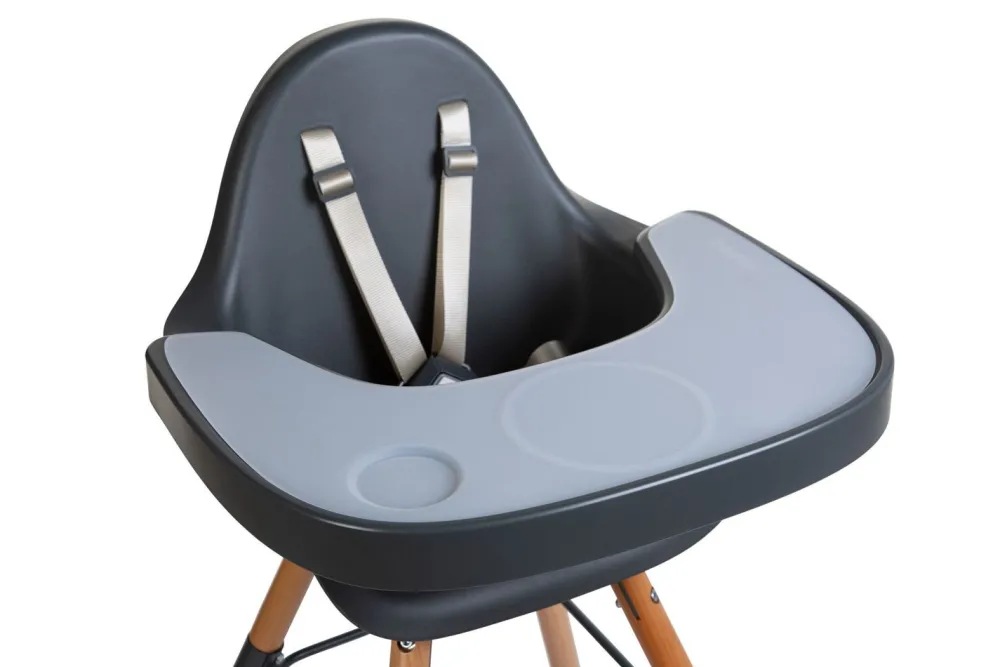 Clearance Childhome Evolu Eettablet - Abs - Antraciet + Siliconen Placemat