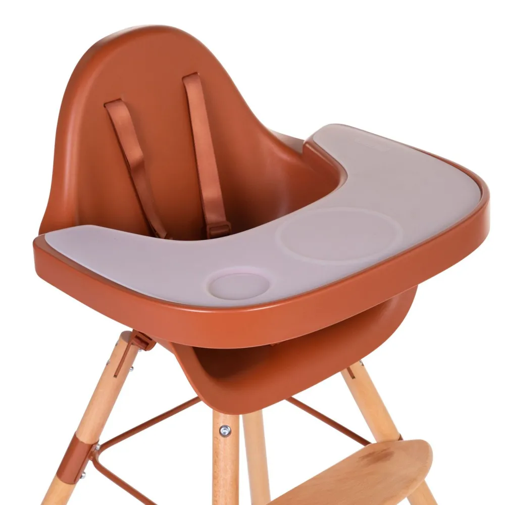 Store Childhome Evolu Eettablet - Abs - Roest + Siliconen Placemat