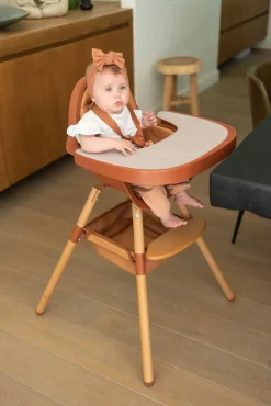 Store Childhome Evolu Eettablet - Abs - Roest + Siliconen Placemat