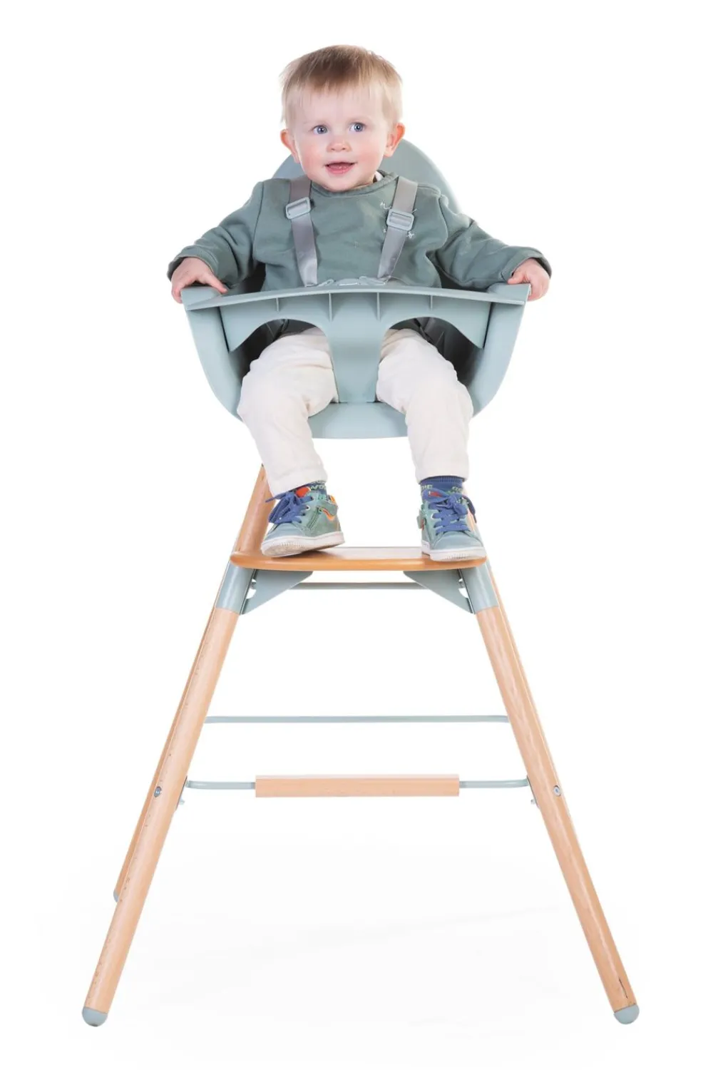 Sale Childhome Evolu Extra Set Lange Poten + Voetsteun - Hout - Munt