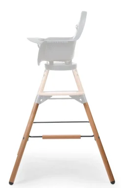 Clearance Childhome Evolu Extra Set Lange Poten + Voetsteun - Hout - Naturel Antraciet