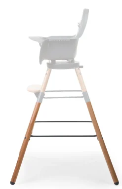 Clearance Childhome Evolu Extra Set Lange Poten + Voetsteun - Hout - Naturel Antraciet
