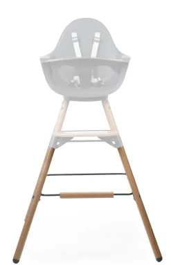 Clearance Childhome Evolu Extra Set Lange Poten + Voetsteun - Hout - Naturel Antraciet