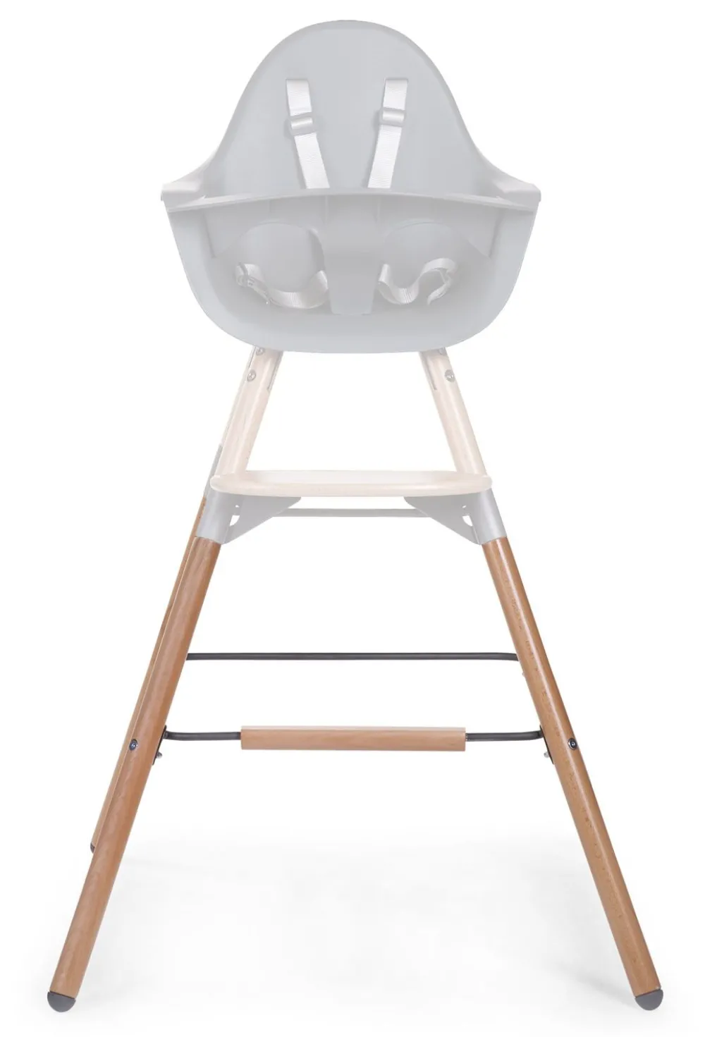 Clearance Childhome Evolu Extra Set Lange Poten + Voetsteun - Hout - Naturel Antraciet
