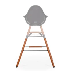 Flash Sale Childhome Evolu Extra Set Lange Poten + Voetsteun - Hout - Donker Naturel Zwart