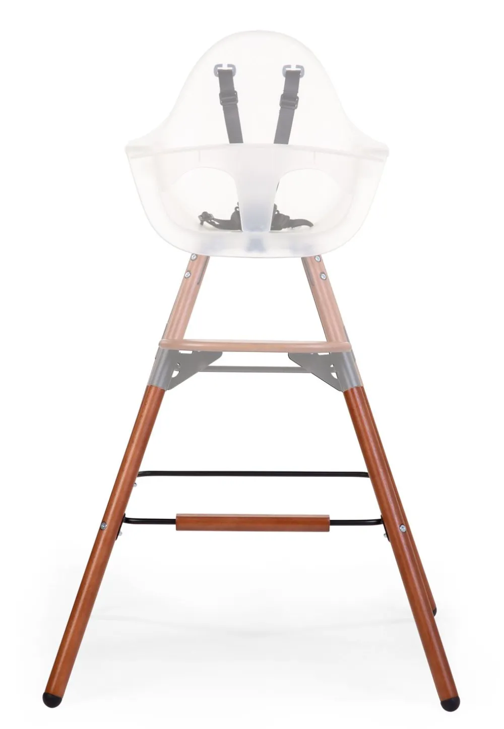Flash Sale Childhome Evolu Extra Set Lange Poten + Voetsteun - Hout - Donker Naturel Zwart