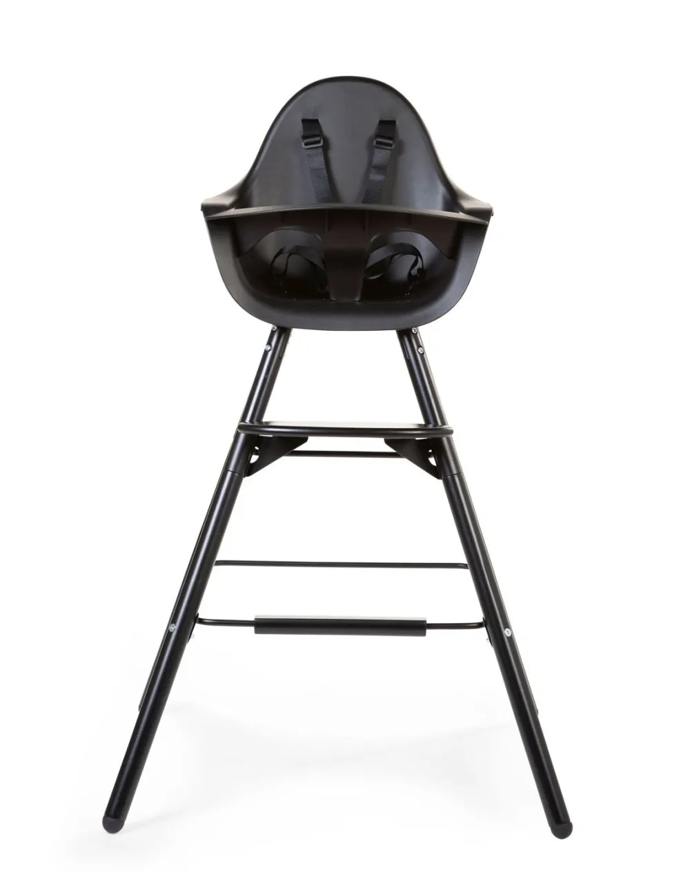 Fashion Childhome Evolu Extra Set Lange Poten + Voetsteun - Hout - Zwart