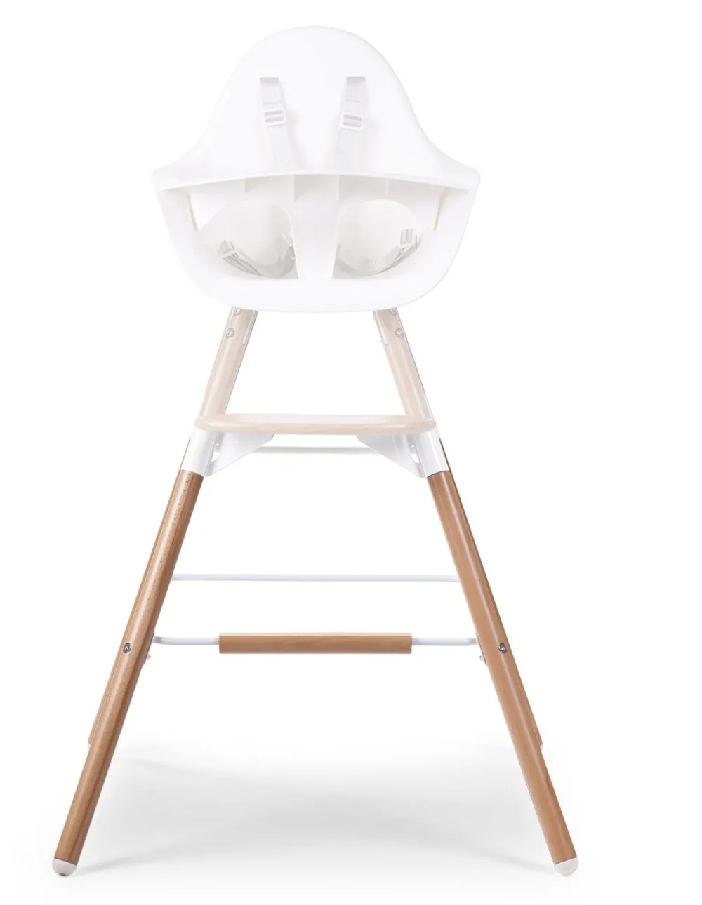 Shop Childhome Evolu Extra Set Lange Poten + Voetsteun - Hout - Naturel Wit