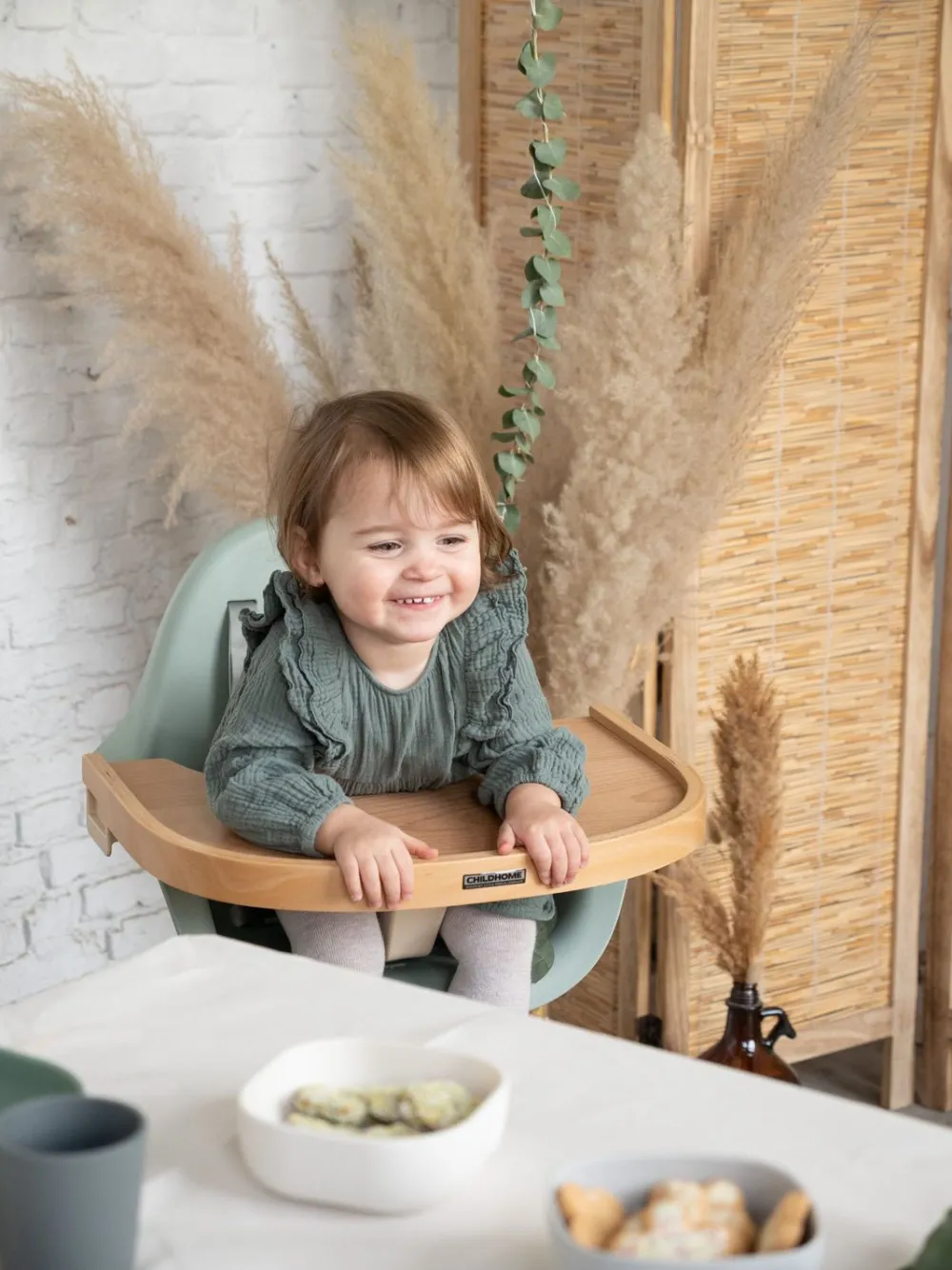 Shop Childhome Evolu Kinderstoel - Verstelbaar In Hoogte (50-75 Cm/*90 Cm) - Naturel Munt