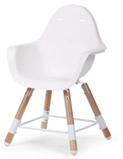 Store Childhome Evolu Kinderstoel - Verstelbaar In Hoogte (50-75 Cm/*90 Cm) - Naturel Wit