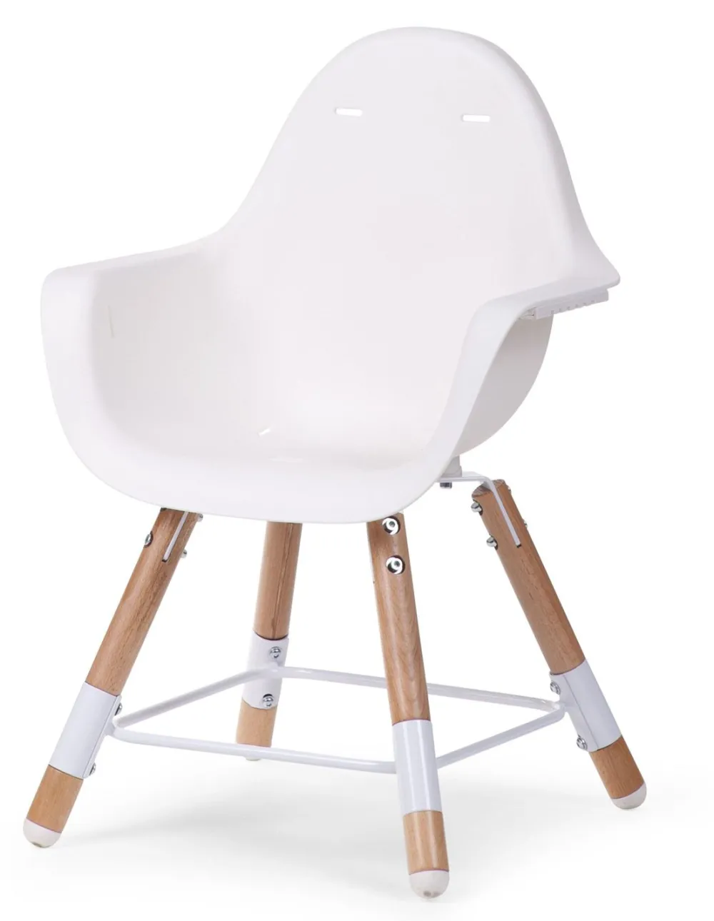 Store Childhome Evolu Kinderstoel - Verstelbaar In Hoogte (50-75 Cm/*90 Cm) - Naturel Wit