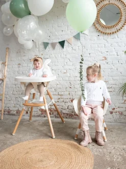 Store Childhome Evolu Kinderstoel - Verstelbaar In Hoogte (50-75 Cm/*90 Cm) - Naturel Wit