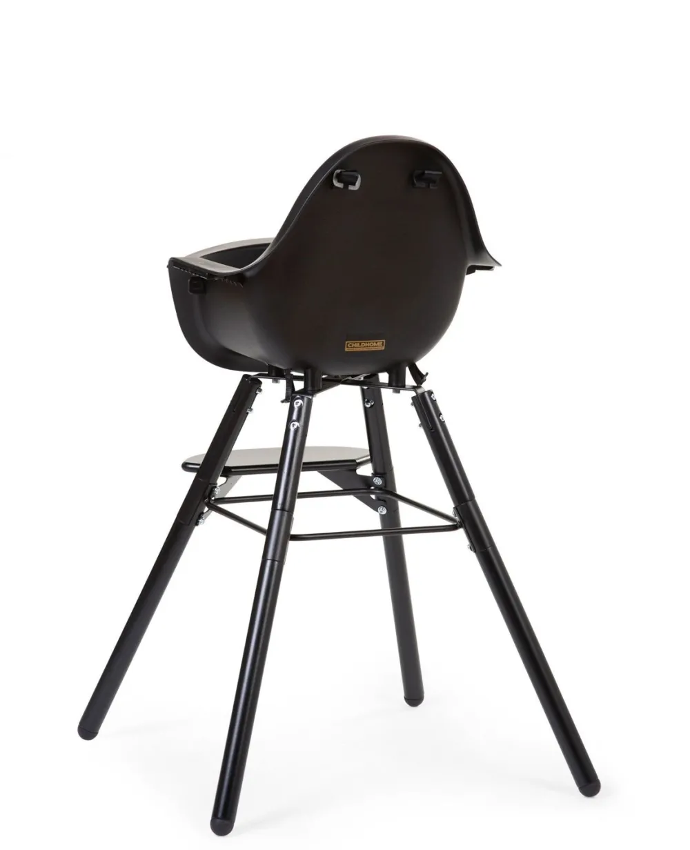 Outlet Childhome Evolu Kinderstoel - Verstelbaar In Hoogte (50-75 Cm/*90 Cm) - Zwart