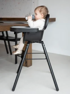 Outlet Childhome Evolu Kinderstoel - Verstelbaar In Hoogte (50-75 Cm/*90 Cm) - Zwart