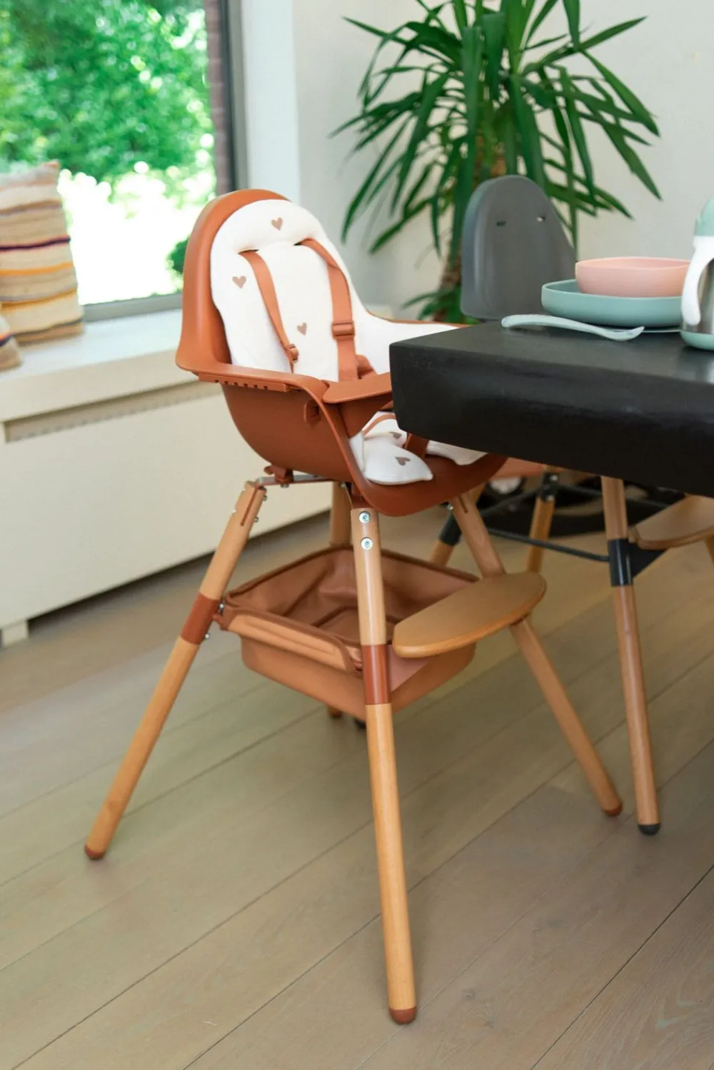 Sale Childhome Evolu Kinderstoel - Verstelbaar In Hoogte (50-75 Cm/*90 Cm) - Naturel Roest
