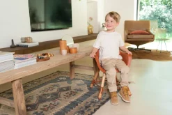 Sale Childhome Evolu Kinderstoel - Verstelbaar In Hoogte (50-75 Cm/*90 Cm) - Naturel Roest