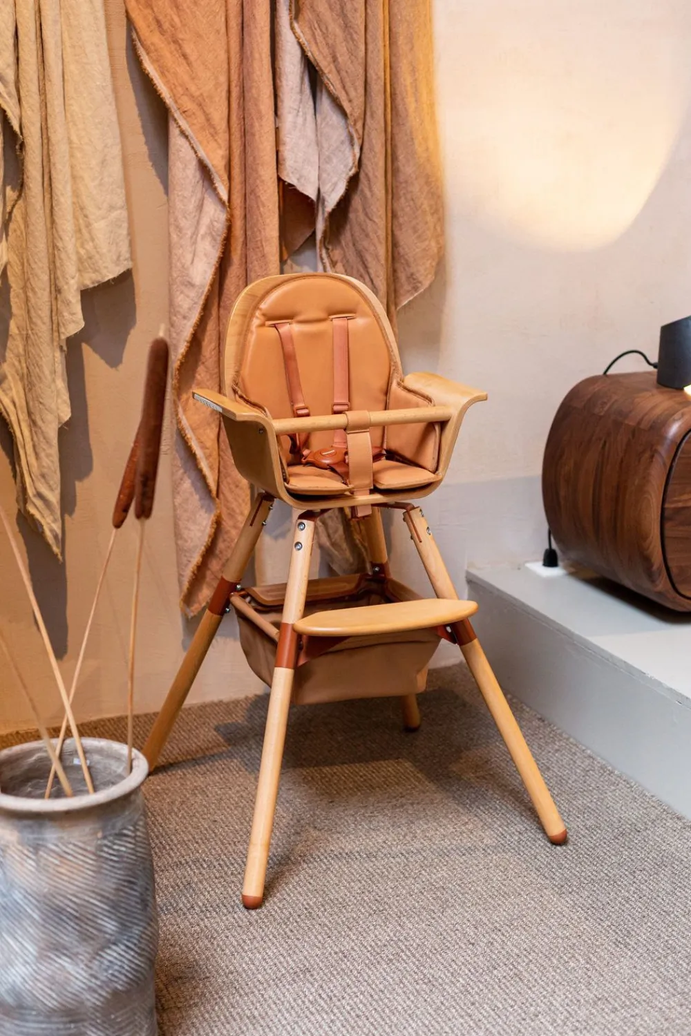 Store Childhome Evolu Mandje - Leer - Nude