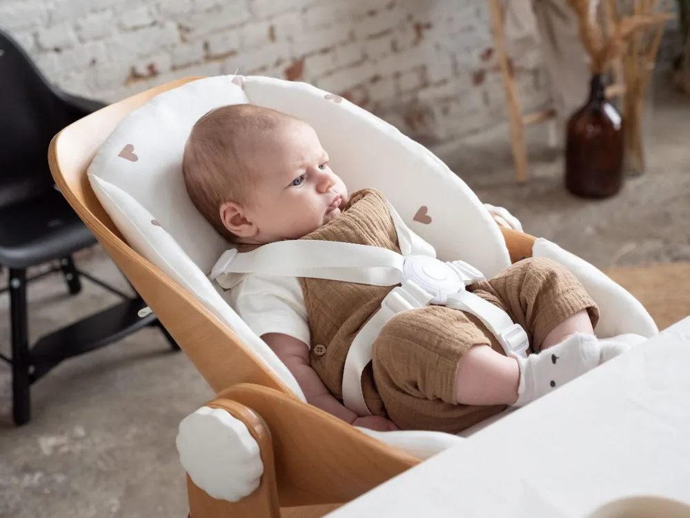 Best Childhome Evolu Newborn Comfortkussen - Jersey - Hearts