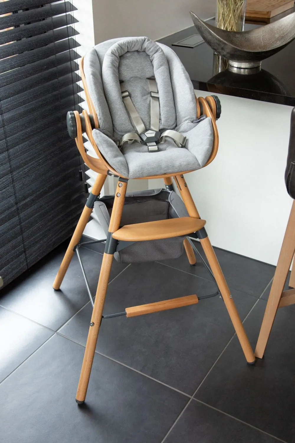 Hot Childhome Evolu Newborn Seat Voor Evolu 2 + One.80° - Hout - Naturel Antraciet