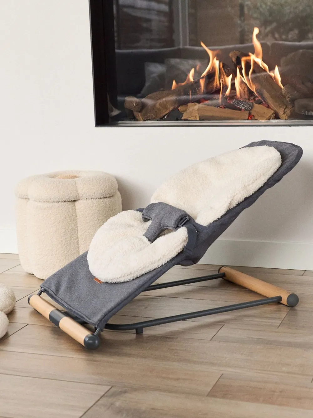 Best Childhome Evolux Plooibare Relax - Naturel Anthraciet