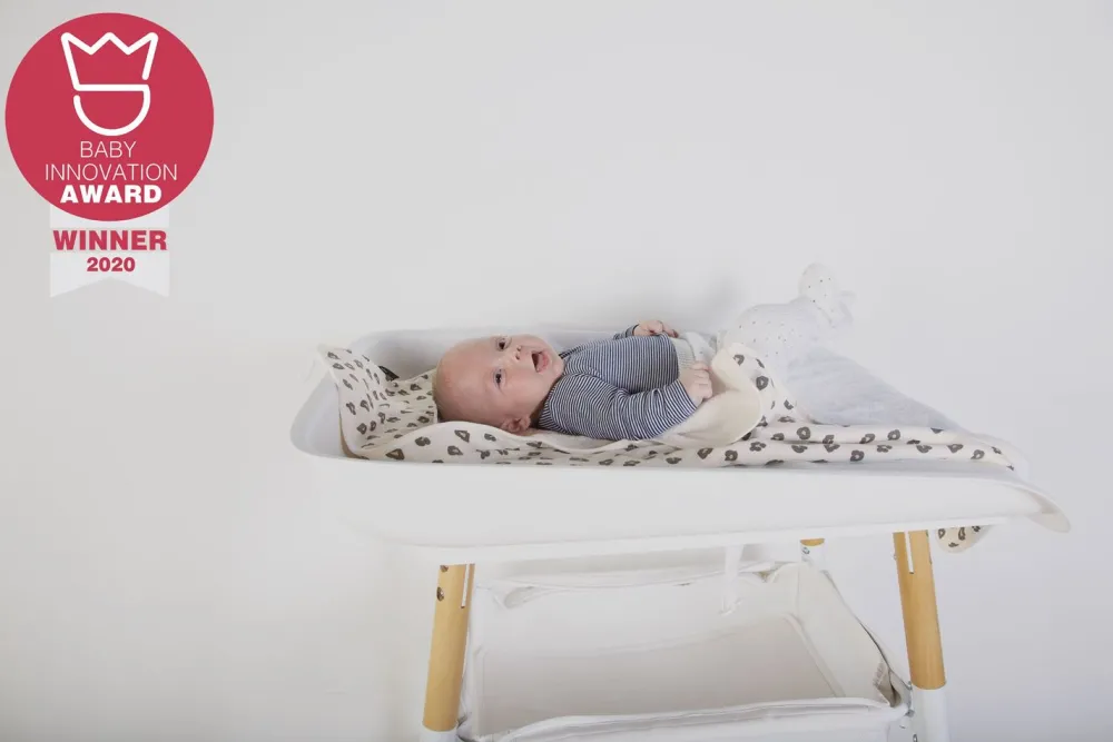 New Childhome Evolux Verzorgingstafel - Naturel Wit